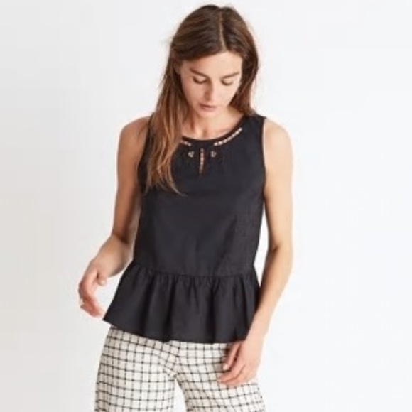 madewell peplum tank